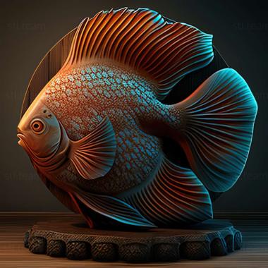 3D модель Риба дискус (STL)